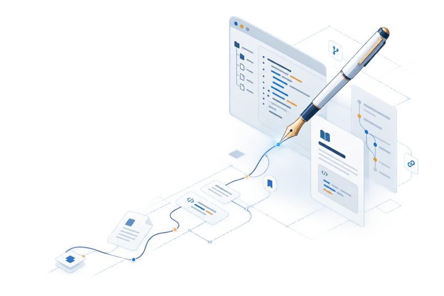 How content, configuration and the theme combine into a static site at build time